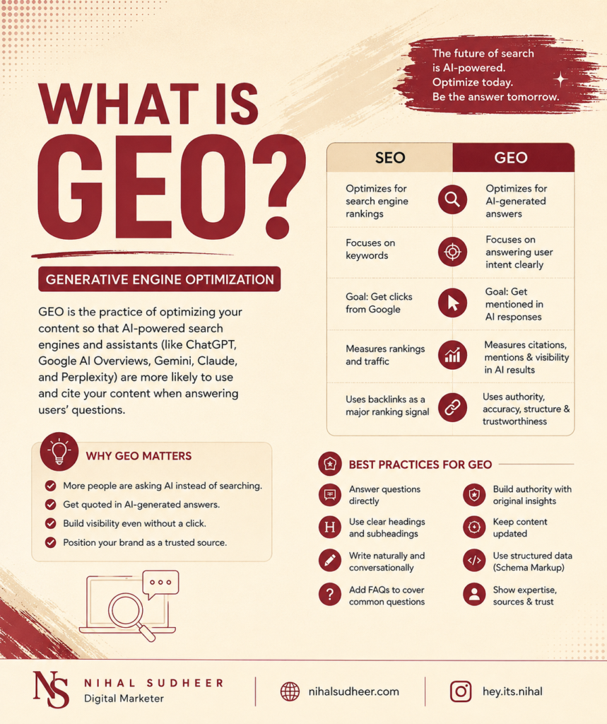 SEO vs GEO: Key Differences in 2026 – The Ultimate Guide